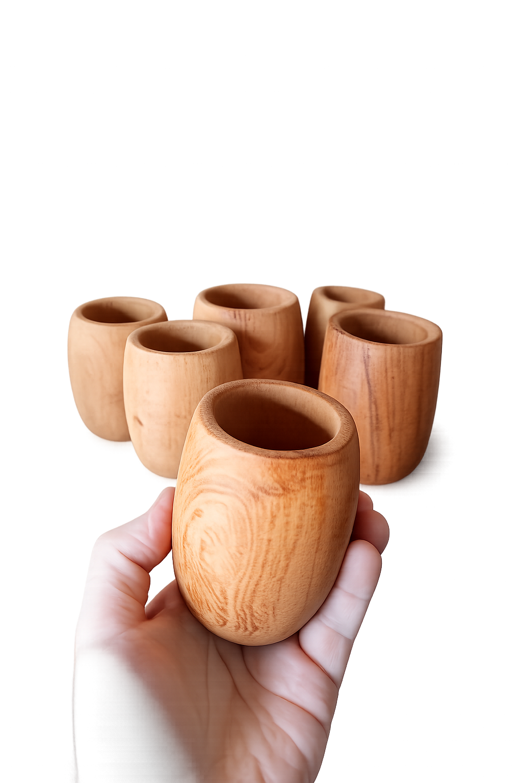 MATE EN MADERA  CALDEN/ ALGARROBO CILINDRICO